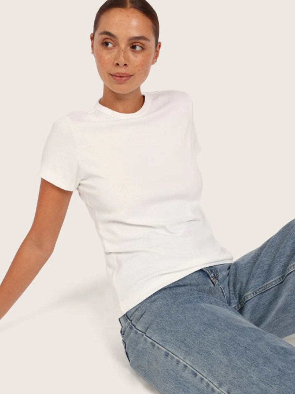 Boody Women's Ribbed Crew Neck T-Shirt